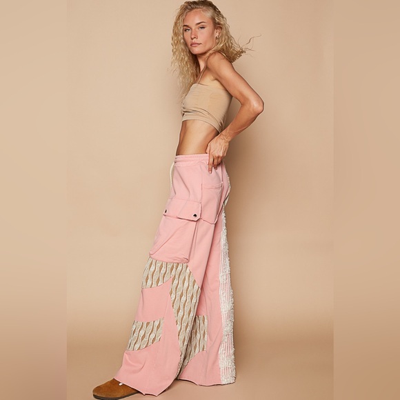 NWT patchwork POL drawstring pants! - Picture 4 of 5